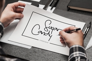 Sugar Candy signature typeface Font Download