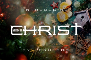 Christ 2019 Font Download