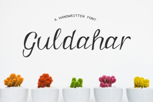 Guldahar Handwritten Font Font Download