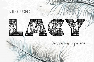 Lacy decorative font Font Download