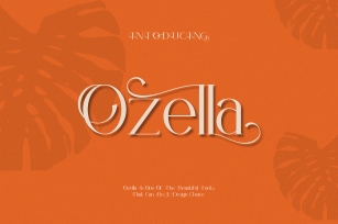 Ozella serif Font Download