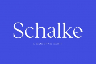 Schalke - Modernn Serif Font Download