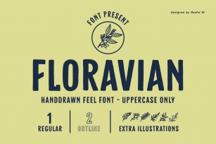 FLORAVIAN Font Font Download