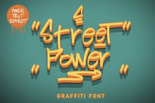 Street Power | Graffiti Font Font Download