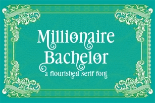 PN Millionaire Bachelor Font Download