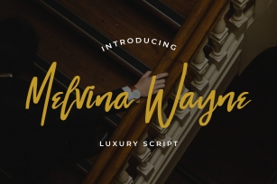 Melvina Wayne - Luxury Script Font Font Download