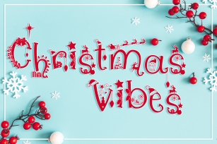 Christmas Font | Whimsical Christmas Vibes Font Download