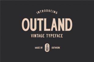 Outland - Vintage Typeface Font Download