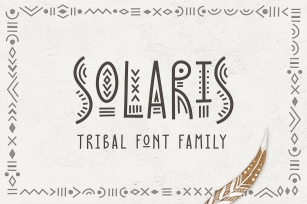Solaris - Tribal Font Family Font Download