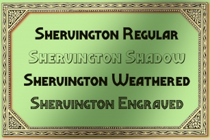Shervington Font Download