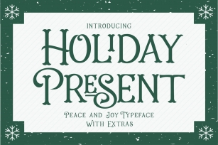 Holiday Present Fonts Font Download