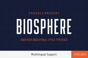 Biosphere - Another Industrial Style Font Download