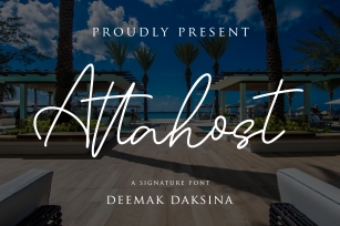 Attahost - Simple & Elegant Signature Font Download