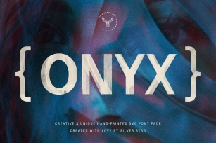 ONIX - Hand-Painted SVG 6 Font Pack Font Download