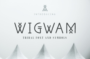 Wigwam - Handwritten Geometric Font Font Download