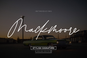 Mackmoore Signature Font Font Download