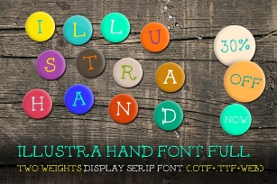 Illustra Hand Font [30% off] Font Download