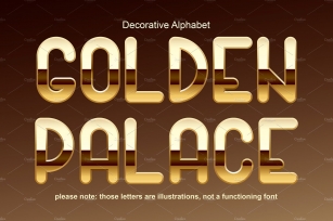 Golden palace Font Download