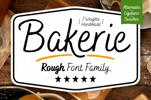 Bakerie Rough Font Family Font Download
