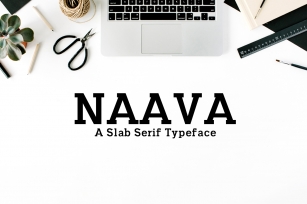 Naava A Slab Serif Typeface Font Download