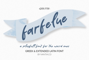 Farfelue, playful font for the weird ones! Font Download