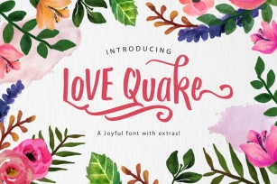 Love Quake Font Font Download