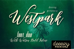 Westpark Script Font Duo Font Download