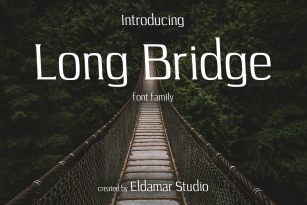 Long Bridge Font Font Download