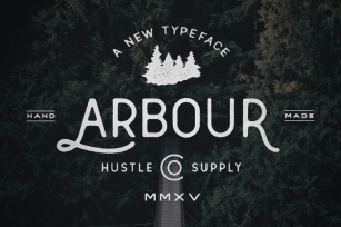 Arbour - Hand Drawn Font Font Download