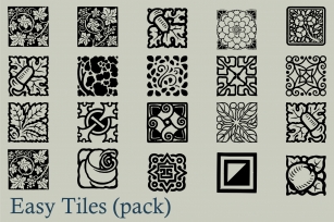 Easy Tiles (pack) Font Download