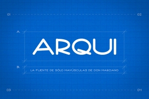 Arqui - Blueprint Font Download