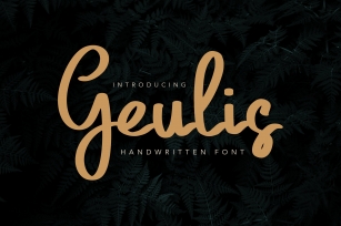 Geulis Stylish Font Font Download
