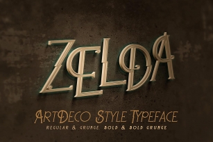 Zelda - ArtDeco Font Font Download