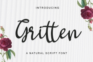 Gritten - Script Font Download
