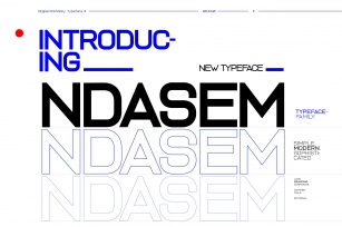 Ndasem Typeface Font Download