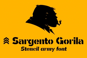Sargento Gorila Font Download