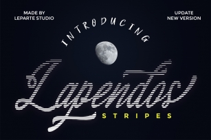 Lapendos Stripes Font Download