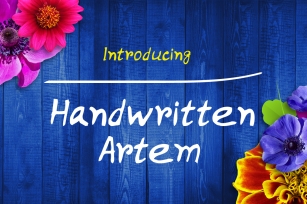 Handwritten Artem Font Download