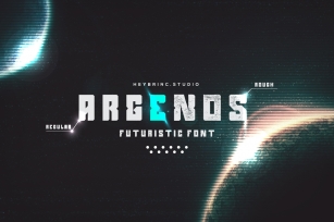 Argenos - Futuristic Font Font Download
