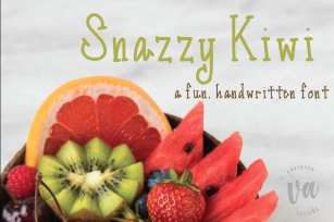 Snazzy Kiwi Font Download