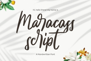 Maracass Script Font Download