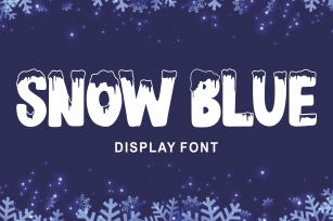 SNOW BLUE Font Download
