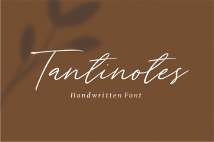 Tantinotes - Handwritten Font Font Download