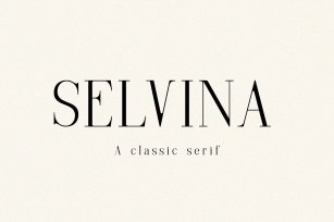 Selvinaa classic serif Font Download