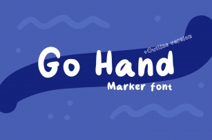 Go Hand Marker type font Font Download