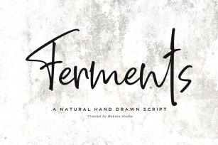 Ferments  Handwritten Scripts Font Download