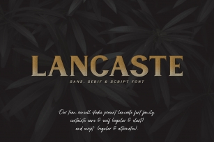 Lancaste - 3 Fonts Font Download