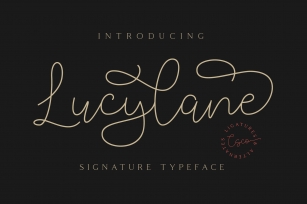 Lucylane - Signature Typeface Font Download