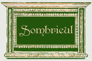 Sombrieul Font Download