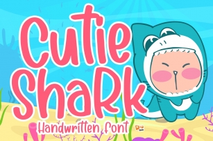 Cutie Shark - Handwritten Font Font Download
